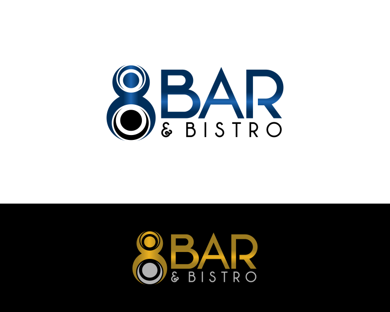 Logo Design entry 1353502 submitted by einaraees to the Logo Design for 8 Bar & Bistro run by boomrs