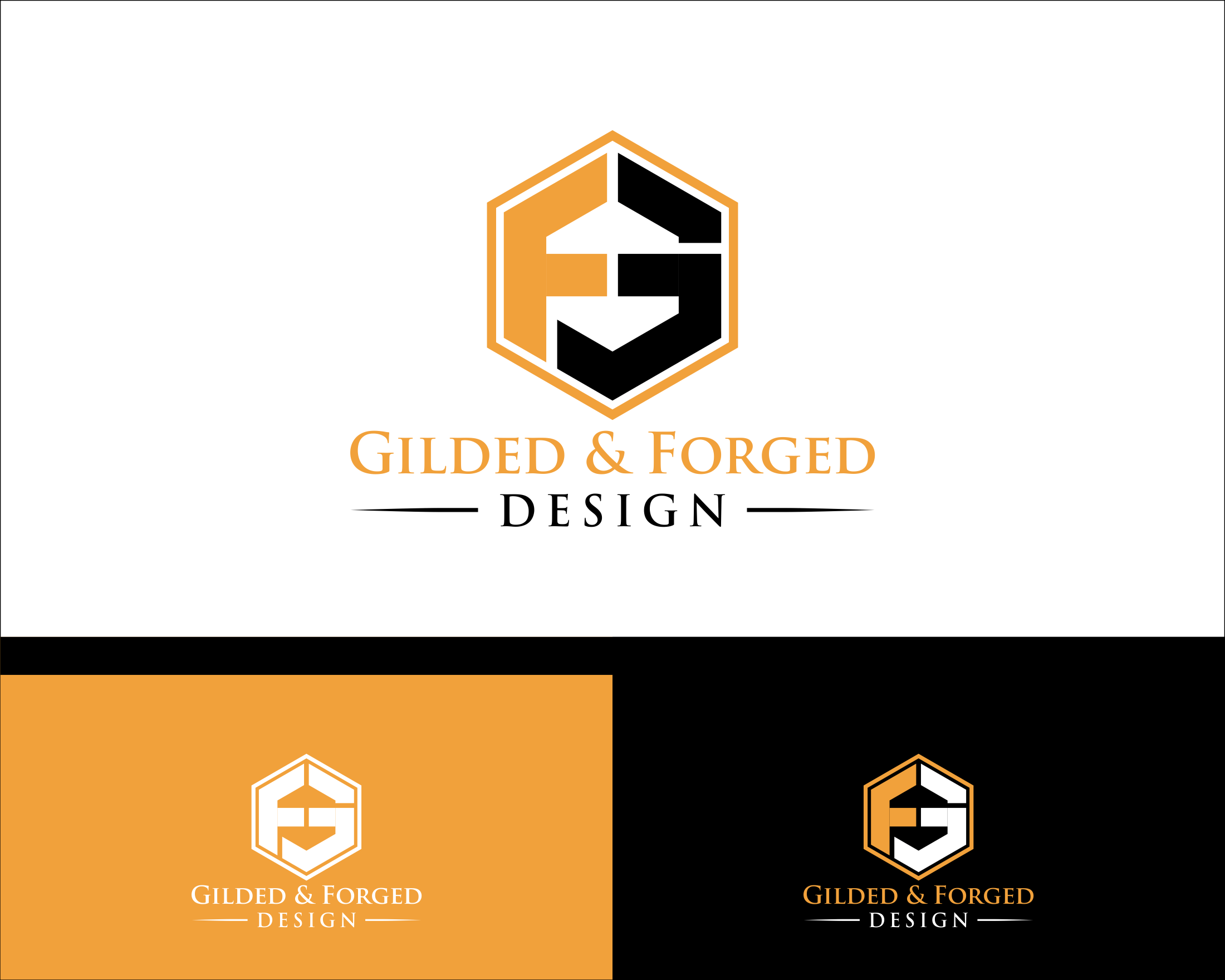 Logo Design entry 1353798 submitted by Super to the Logo Design for Gilded & Forged Design run by gildedforged