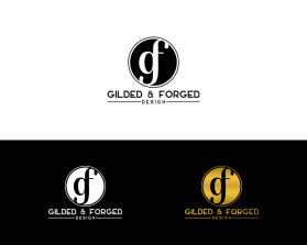 Logo Design entry 1353798 submitted by einaraees to the Logo Design for Gilded & Forged Design run by gildedforged