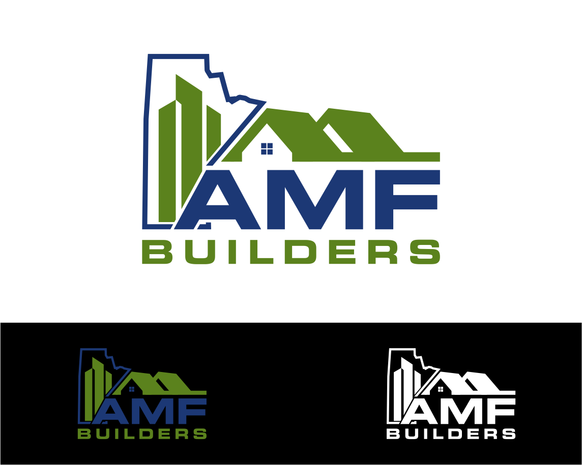 Logo Design entry 1355184 submitted by Jart to the Logo Design for AMF Builders  run by AMF Builders