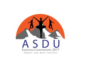 Logo Design entry 1359968 submitted by deztinyawaits to the Logo Design for ASDU European Championships 2017 (ASDU European Championships in Musical- and Showdance) run by sjost111