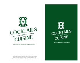 Logo Design entry 1360067 submitted by graphic_mj to the Logo Design for Cocktails and Cuisine  run by Tloftus6384