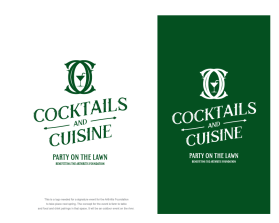 Logo Design entry 1360068 submitted by graphic_mj to the Logo Design for Cocktails and Cuisine  run by Tloftus6384