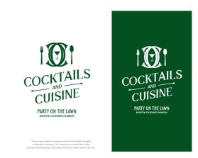 Logo Design entry 1360073 submitted by graphic_mj to the Logo Design for Cocktails and Cuisine  run by Tloftus6384