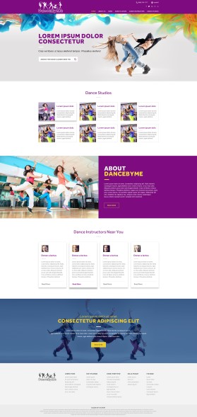 Web Design entry 1416290 submitted by pink