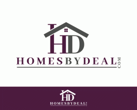 Logo Design entry 1361502 submitted by beekitty7 to the Logo Design for homesbydeal.com run by anjalu