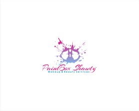 Logo Design entry 1363557 submitted by wongsanus to the Logo Design for PaintBox Shawty Makeup & Beauty Services run by Dedadiva 