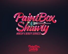 Logo Design entry 1363574 submitted by Taralrang to the Logo Design for PaintBox Shawty Makeup & Beauty Services run by Dedadiva 