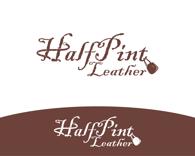 Logo Design entry 1364745 submitted by shabrinart2 to the Logo Design for HalfPint Leather run by Maria Los