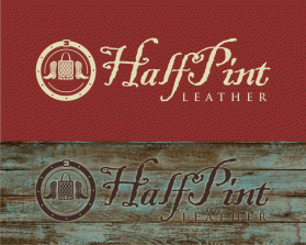 Logo Design entry 1364736 submitted by design.george to the Logo Design for HalfPint Leather run by Maria Los