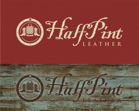 Logo Design entry 1364745 submitted by pingpong to the Logo Design for HalfPint Leather run by Maria Los