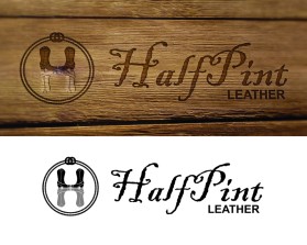 Logo Design Entry 1364793 submitted by mplox to the contest for HalfPint Leather run by Maria Los
