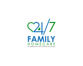Logo Design entry 1366777 submitted by SempaKoyak to the Logo Design for 24/7 Family Homecare run by zimzim112