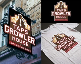 Logo Design entry 1369265 submitted by JBsign to the Logo Design for TAPS GROWLER HOUSE run by klsummers