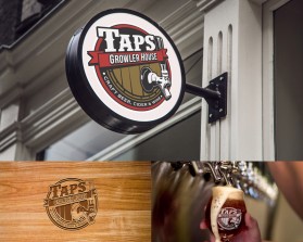 Logo Design entry 1369266 submitted by babyakina to the Logo Design for TAPS GROWLER HOUSE run by klsummers