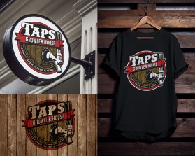 Logo Design entry 1369291 submitted by babyakina to the Logo Design for TAPS GROWLER HOUSE run by klsummers