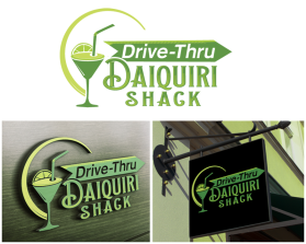 Logo Design entry 1370918 submitted by amc99 to the Logo Design for Drive-Thru Daiquiri Shack run by Beaupatel 