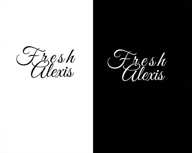 Logo Design entry 1370968 submitted by JBsign to the Logo Design for Fresh Alexis run by Fresh A