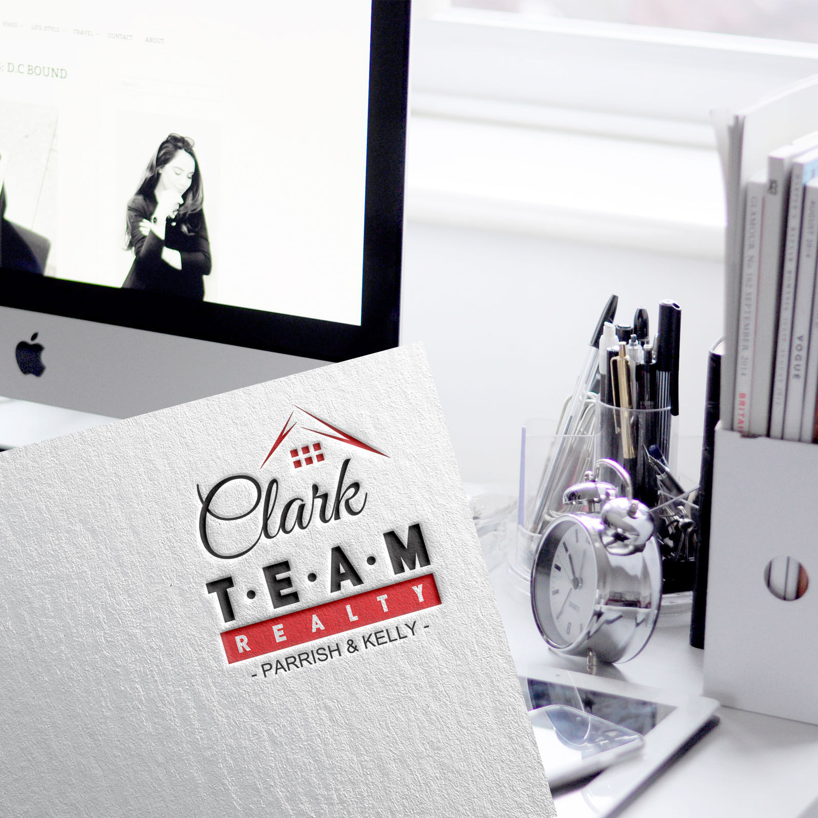 Logo Design entry 1372515 submitted by votreddesign to the Logo Design for Team Clark Realty run by teamclark