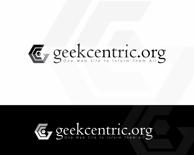 Logo Design entry 1373151 submitted by zanue to the Logo Design for geekcentric.org run by mwhitehouse