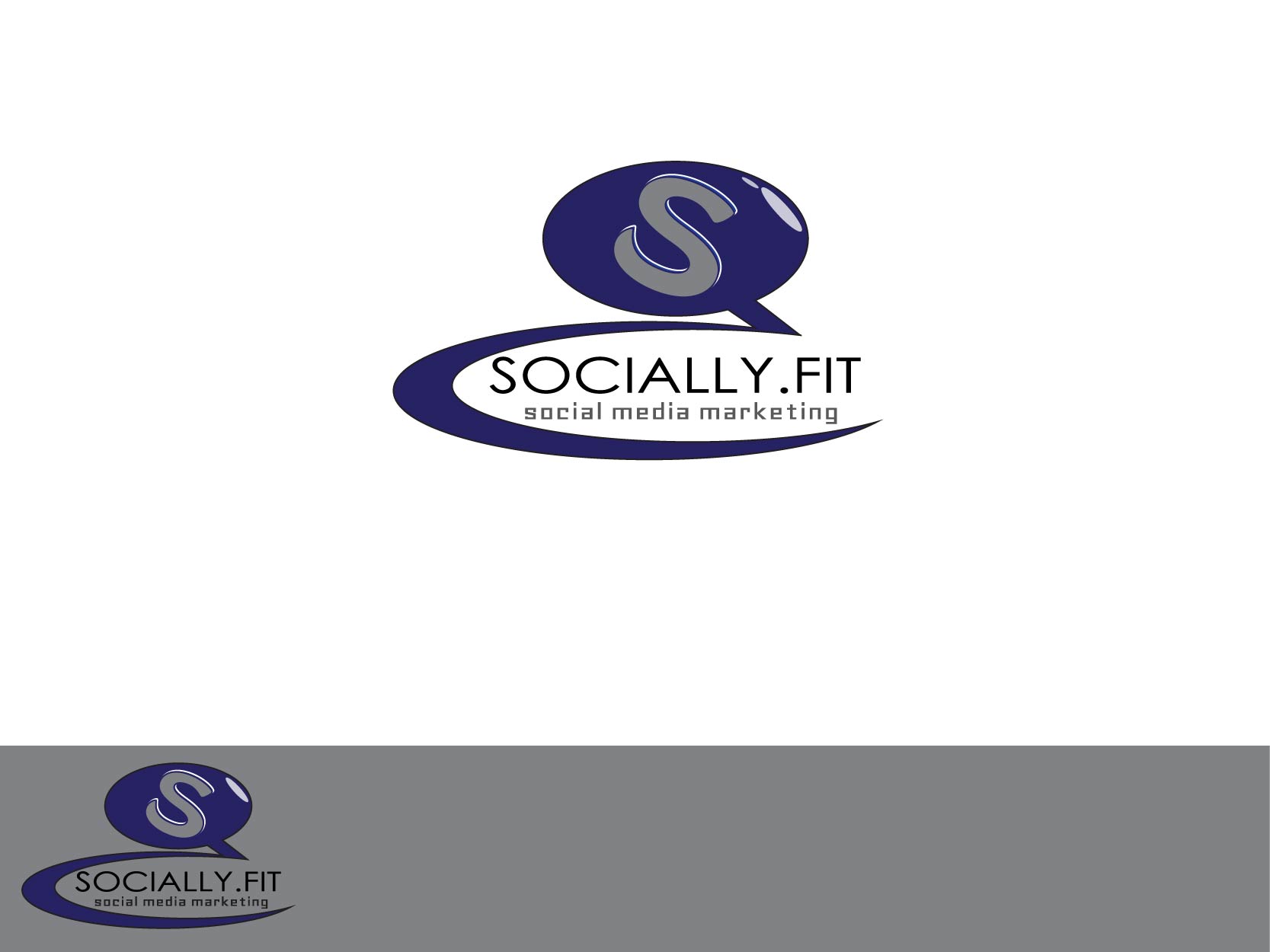 Logo Design entry 1376493 submitted by rhighanz10 to the Logo Design for socially.fit run by cpbouldin