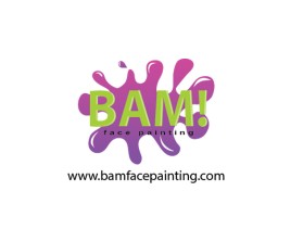 Logo Design entry 1376912 submitted by smarttaste to the Logo Design for www.bamfacepainting.com run by edenyse@comcast.net