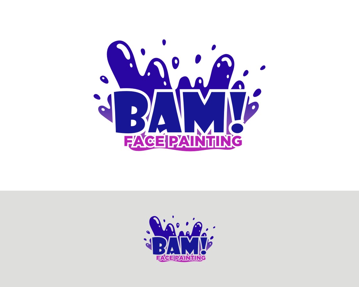 Logo Design entry 1376943 submitted by ikurn to the Logo Design for www.bamfacepainting.com run by edenyse@comcast.net