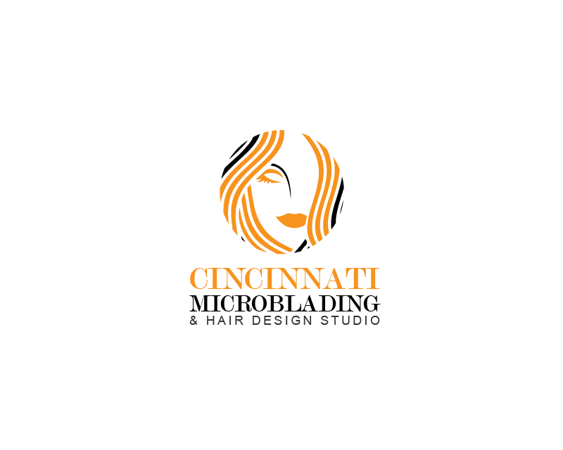 Logo Design entry 1377597 submitted by luckydesigner to the Logo Design for Cincinnati Microblading & hair design studio  run by Kokeff