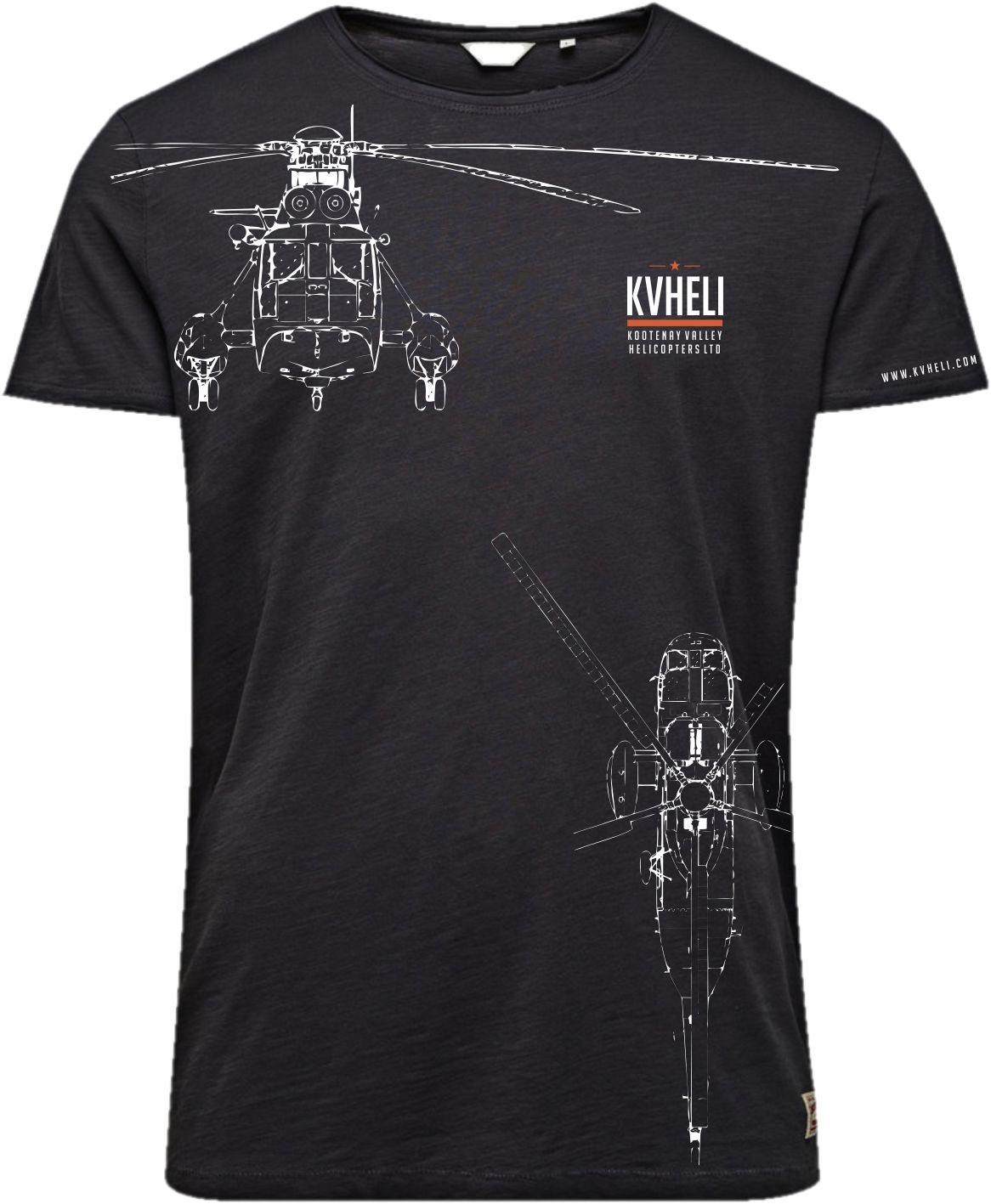 T-Shirt Design entry 1379180 submitted by gitanapolis to the T-Shirt Design for Kootenay Valley Helicopters Ltd run by jeff@kvheli.com