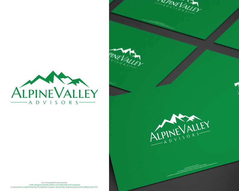 Logo Design entry 1379592 submitted by deztinyawaits to the Logo Design for Alpine Valley Advisors run by jhtowne