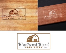 Logo Design Entry 1379673 submitted by Creative_Mind. to the contest for Weathered Wood Primitives  run by weatheredwoodprimitives