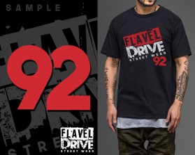 T-Shirt Design entry 1380586 submitted by FactoryMinion to the T-Shirt Design for FLAVELDRIVE run by GilesM