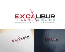 Logo Design entry 1383907 submitted by koplaxx to the Logo Design for Excalibur Plumbing & Heating Services run by excalibur