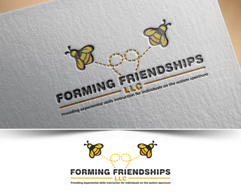 Logo Design entry 1386223 submitted by Ethan to the Logo Design for Forming Friendships LLC run by Kpetefish