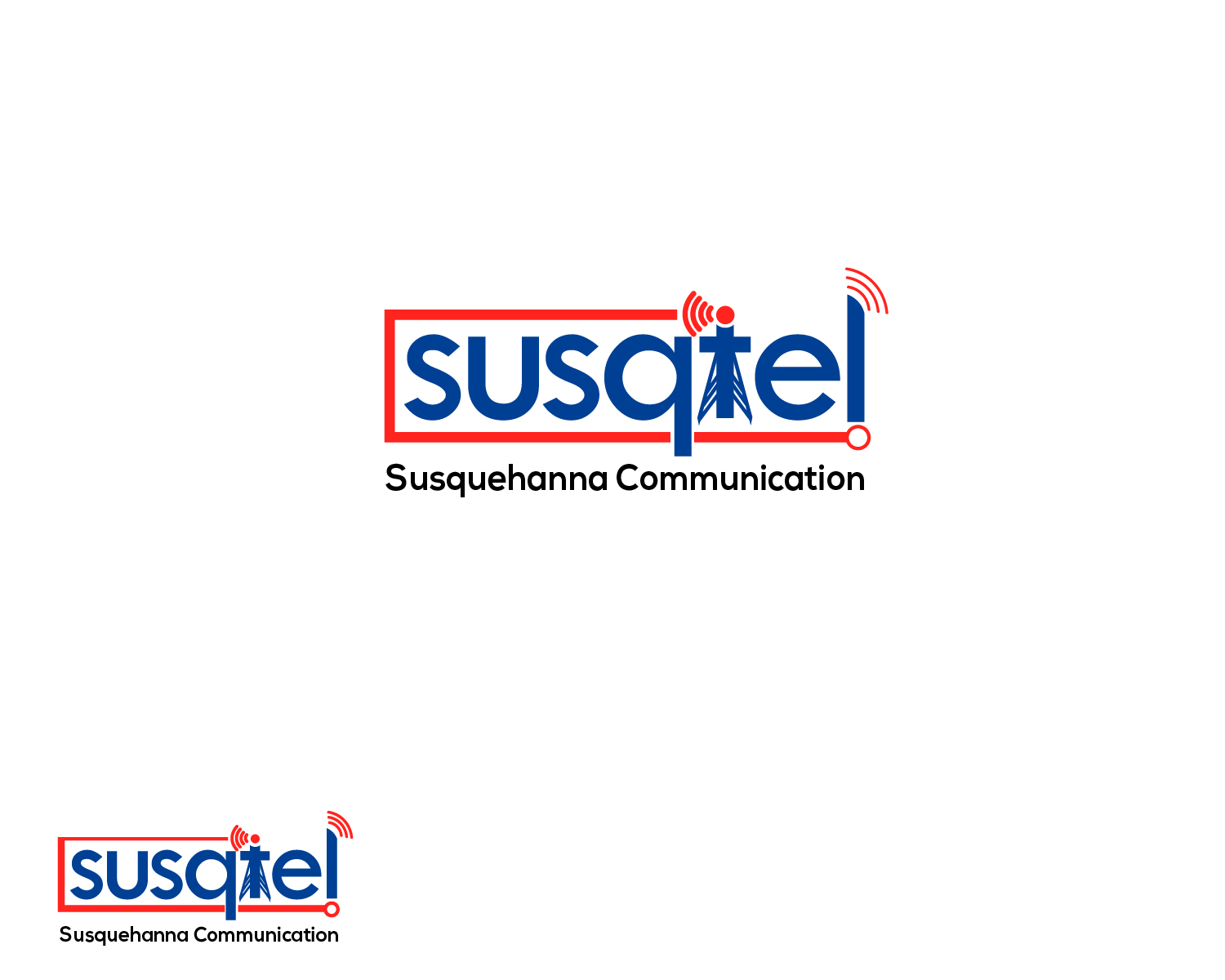 Logo Design entry 1388222 submitted by rhighanz10 to the Logo Design for susqtel.com run by bpm1992