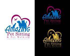 Logo Design entry 1389111 submitted by mplox to the Logo Design for AZ Amazing Pet Sitting & Pet Walking run by DogMom3