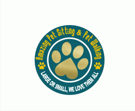Logo Design entry 1389150 submitted by Wonkberan to the Logo Design for AZ Amazing Pet Sitting & Pet Walking run by DogMom3