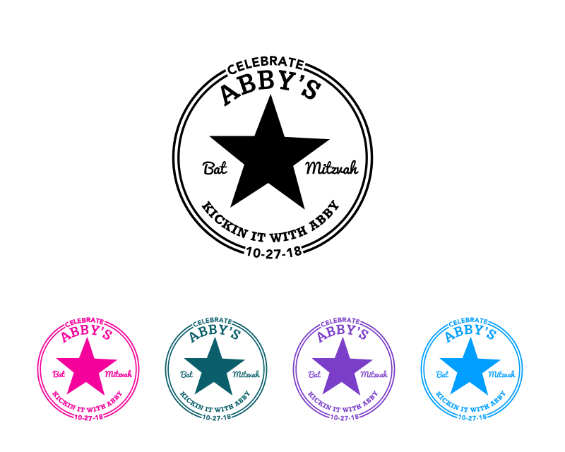 Logo Design entry 1390215 submitted by neilfurry to the Logo Design for Abby's Bat Mitzvah run by AbbysMom