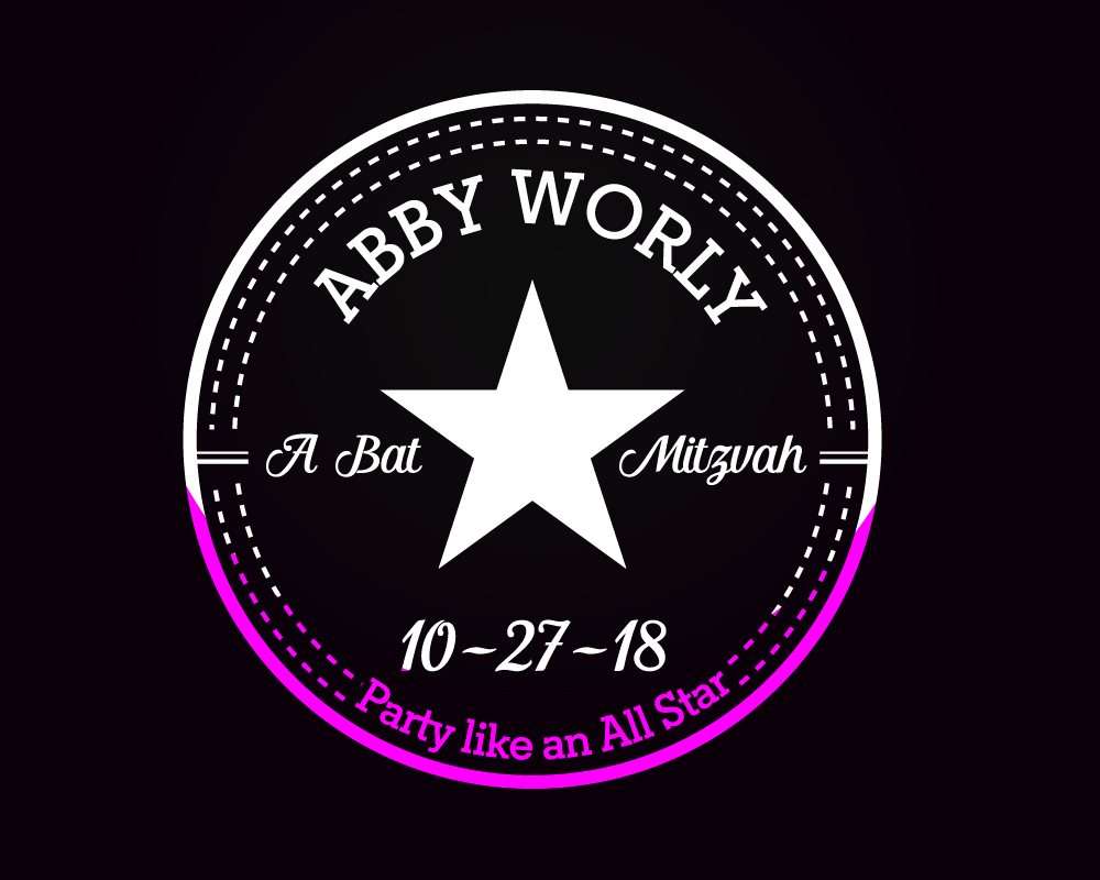 Logo Design entry 1390219 submitted by KENJI21 to the Logo Design for Abby's Bat Mitzvah run by AbbysMom