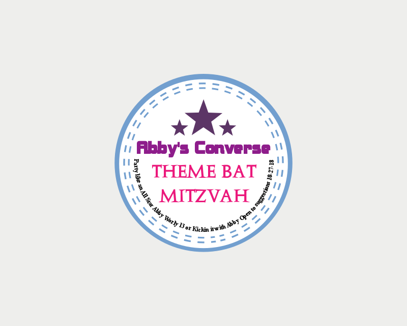 Logo Design entry 1390220 submitted by @yusuf to the Logo Design for Abby's Bat Mitzvah run by AbbysMom