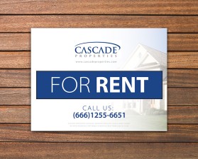 Banner Ad Design entry 1390426 submitted by ZUMRODI to the Banner Ad Design for Cascade Properties run by cbullington