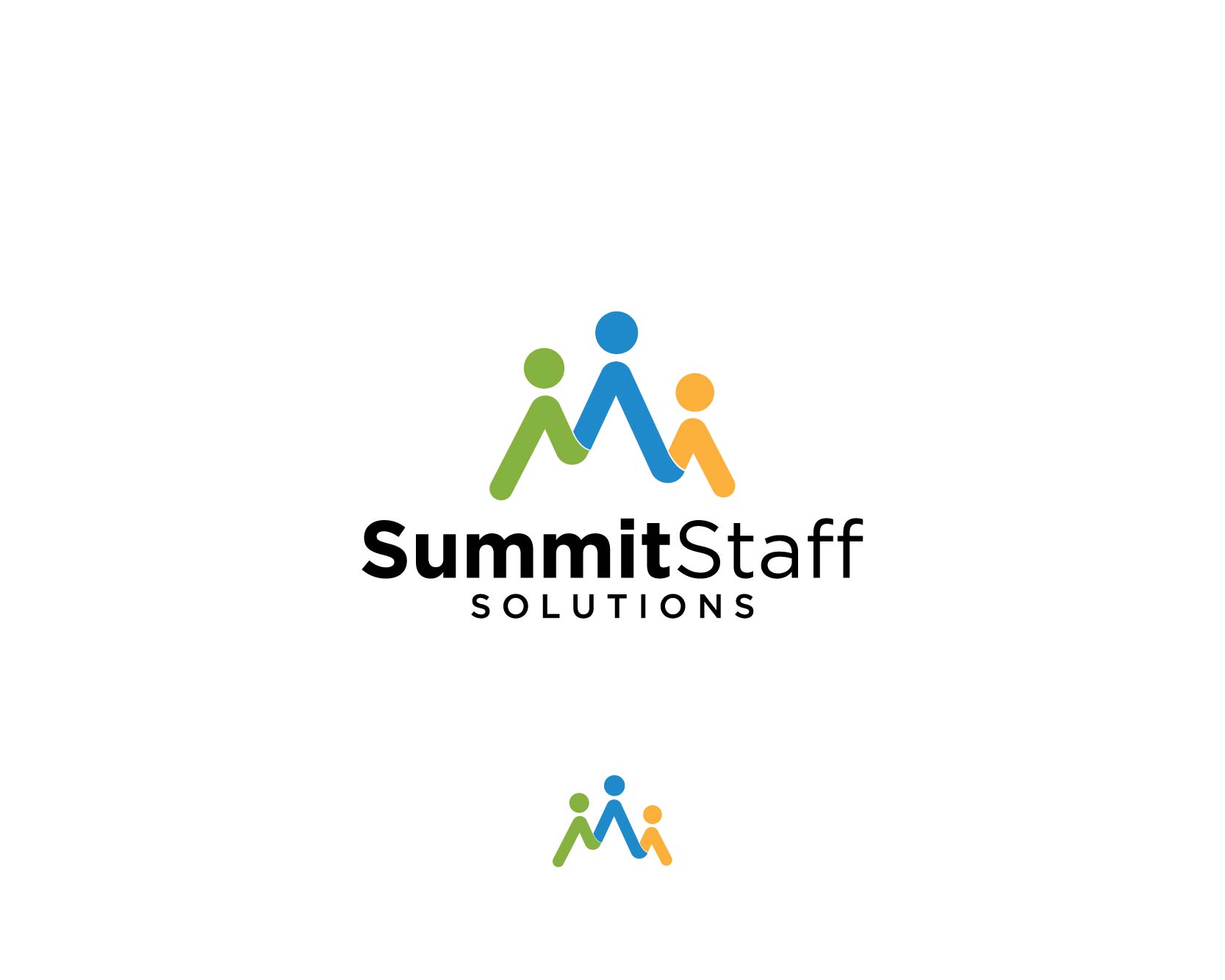 Logo Design entry 1390494 submitted by shanks to the Logo Design for Summit Staff Solutions run by Socializer