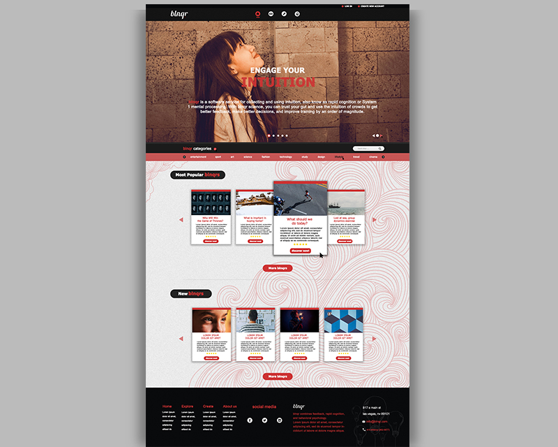 Web Design entry 1464728 submitted by Omardomo