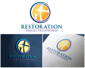 Logo Design entry 1395254 submitted by Maxman to the Logo Design for Restoration Family Fellowship run by tiffany@restorationfamilyfellowship.org
