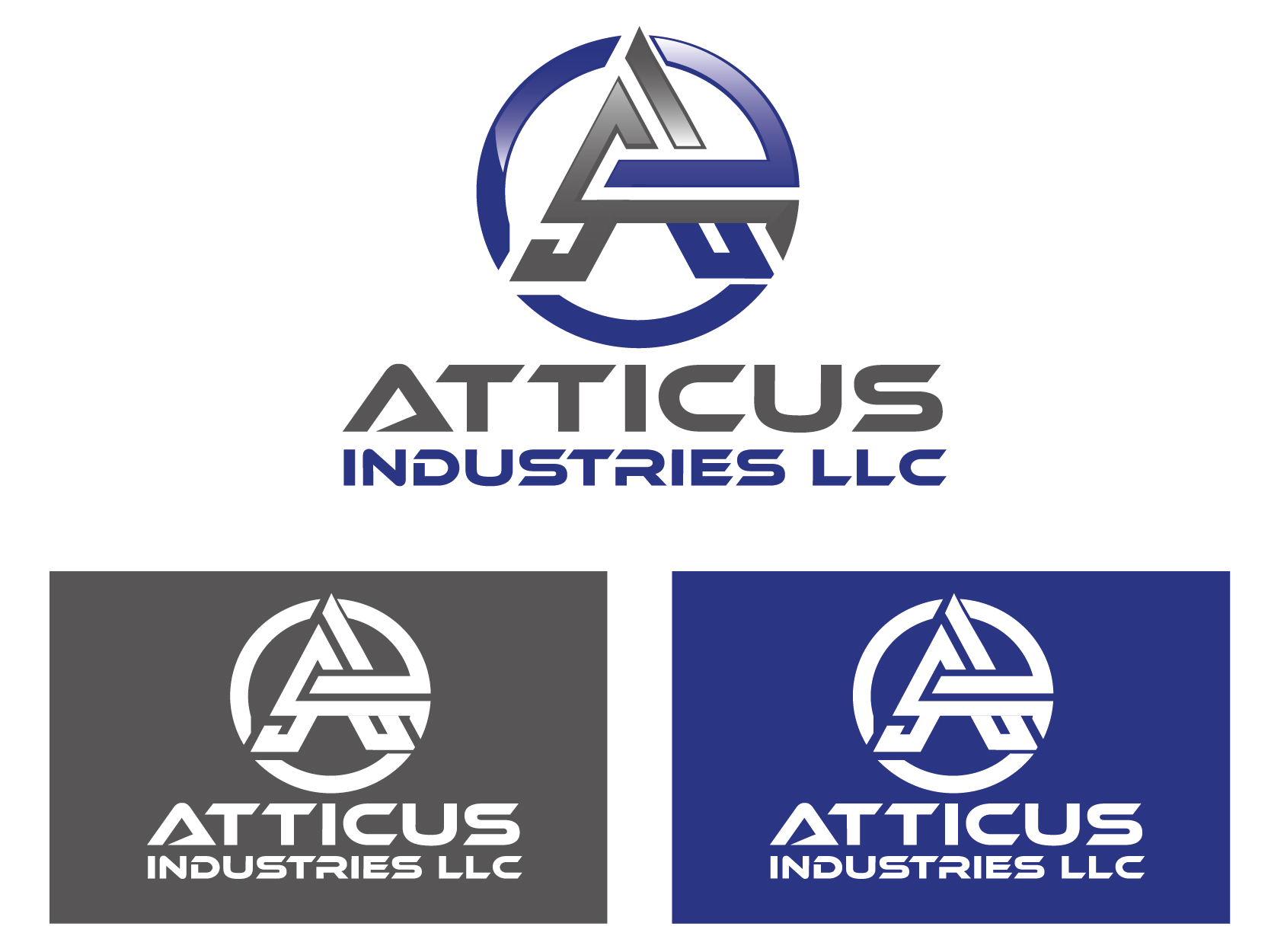 Logo Design entry 1396680 submitted by SIRventsislav to the Logo Design for Atticus Industries LLC run by deastman