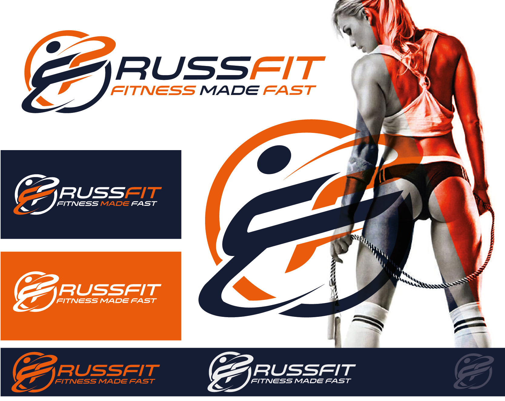 Logo Design entry 1398855 submitted by SIRventsislav to the Logo Design for RussFit run by russcraber