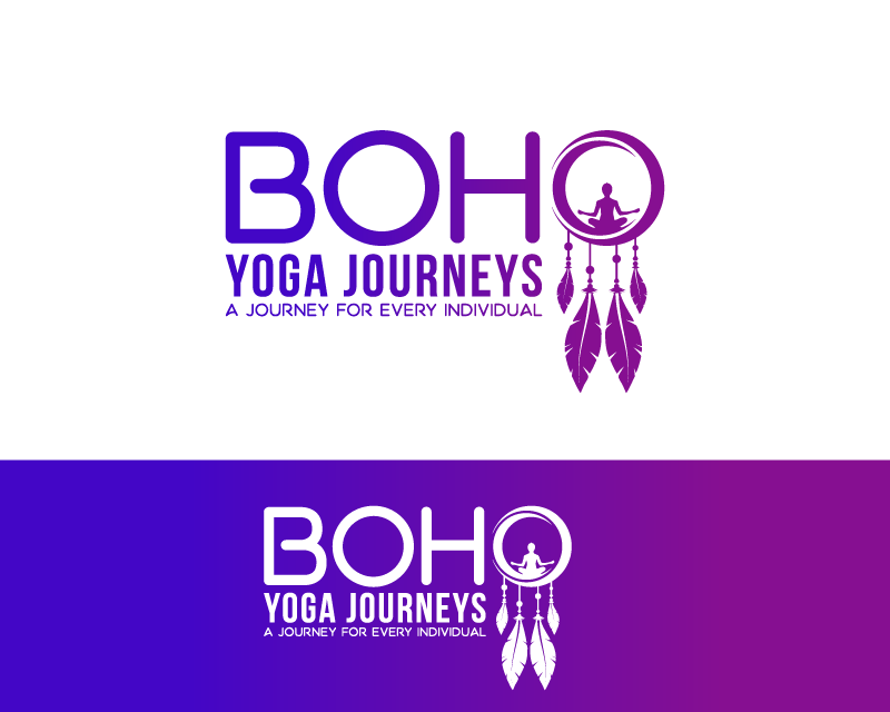 Logo Design entry 1403796 submitted by paczgraphics to the Logo Design for BOHO Yoga Journeys run by lsiafas@hotmail.com