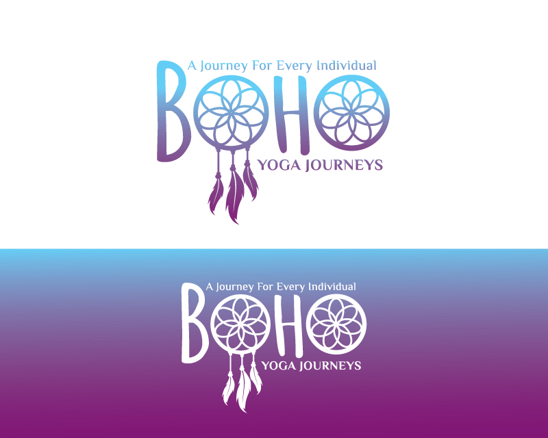 Logo Design entry 1403796 submitted by Amit1991 to the Logo Design for BOHO Yoga Journeys run by lsiafas@hotmail.com