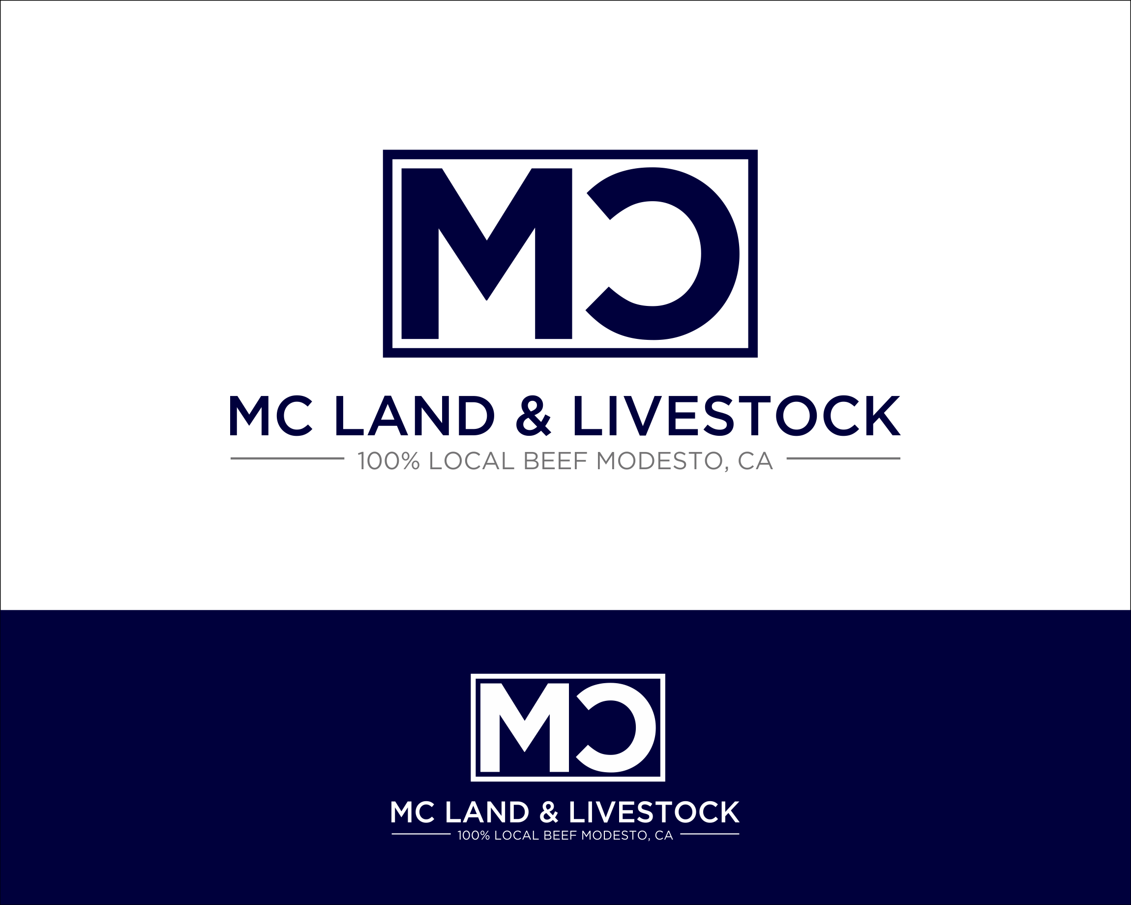 Logo Design entry 1401381 submitted by dsdezign to the Logo Design for MC Land & Livestock run by Mattdeere