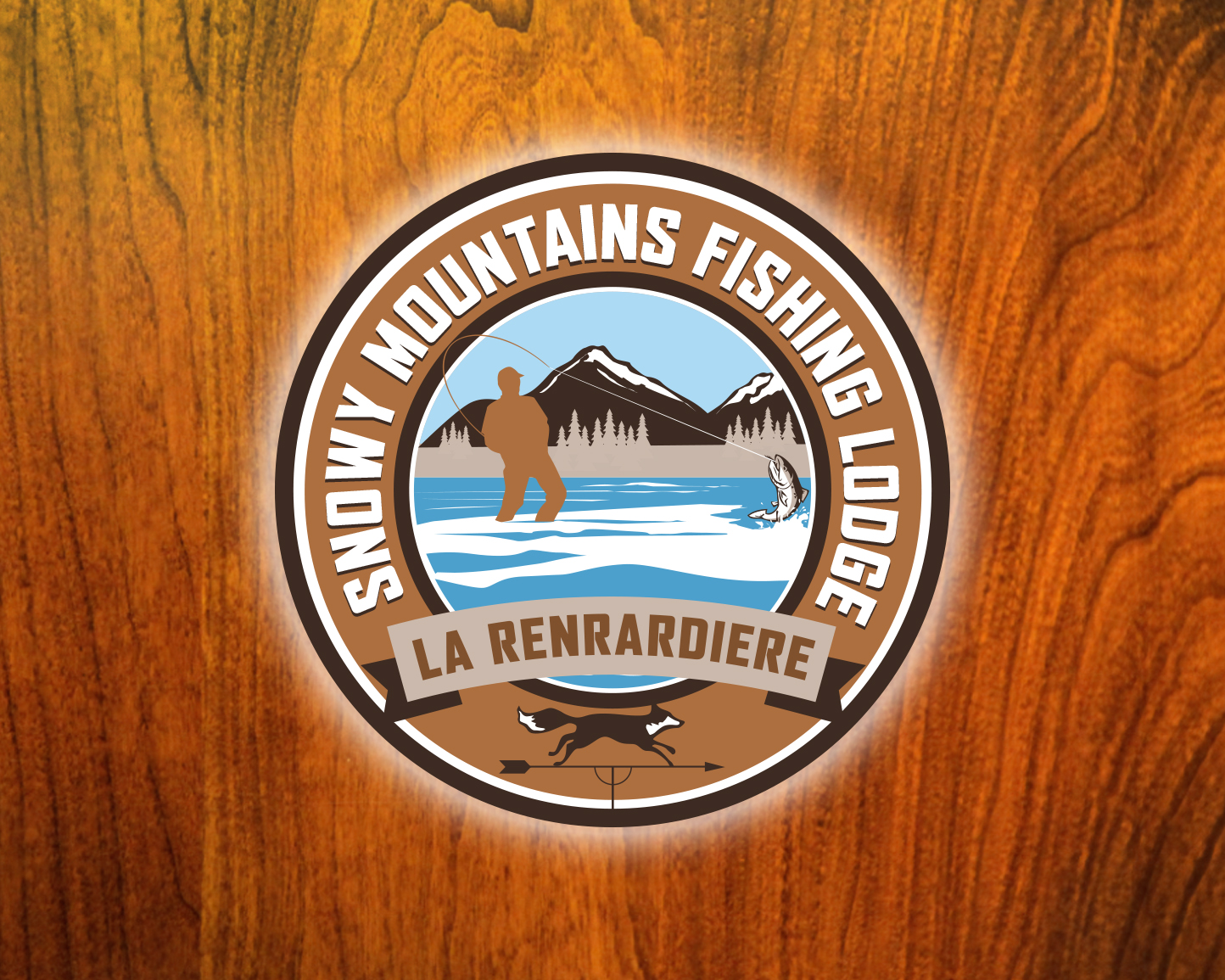 Logo Design entry 1405706 submitted by quimcey to the Logo Design for Snowy Mountains Fishing Lodge run by Mark Geissler